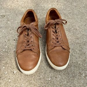 Size 13 Allen Edmonds “Courtside” Leather Sneakers